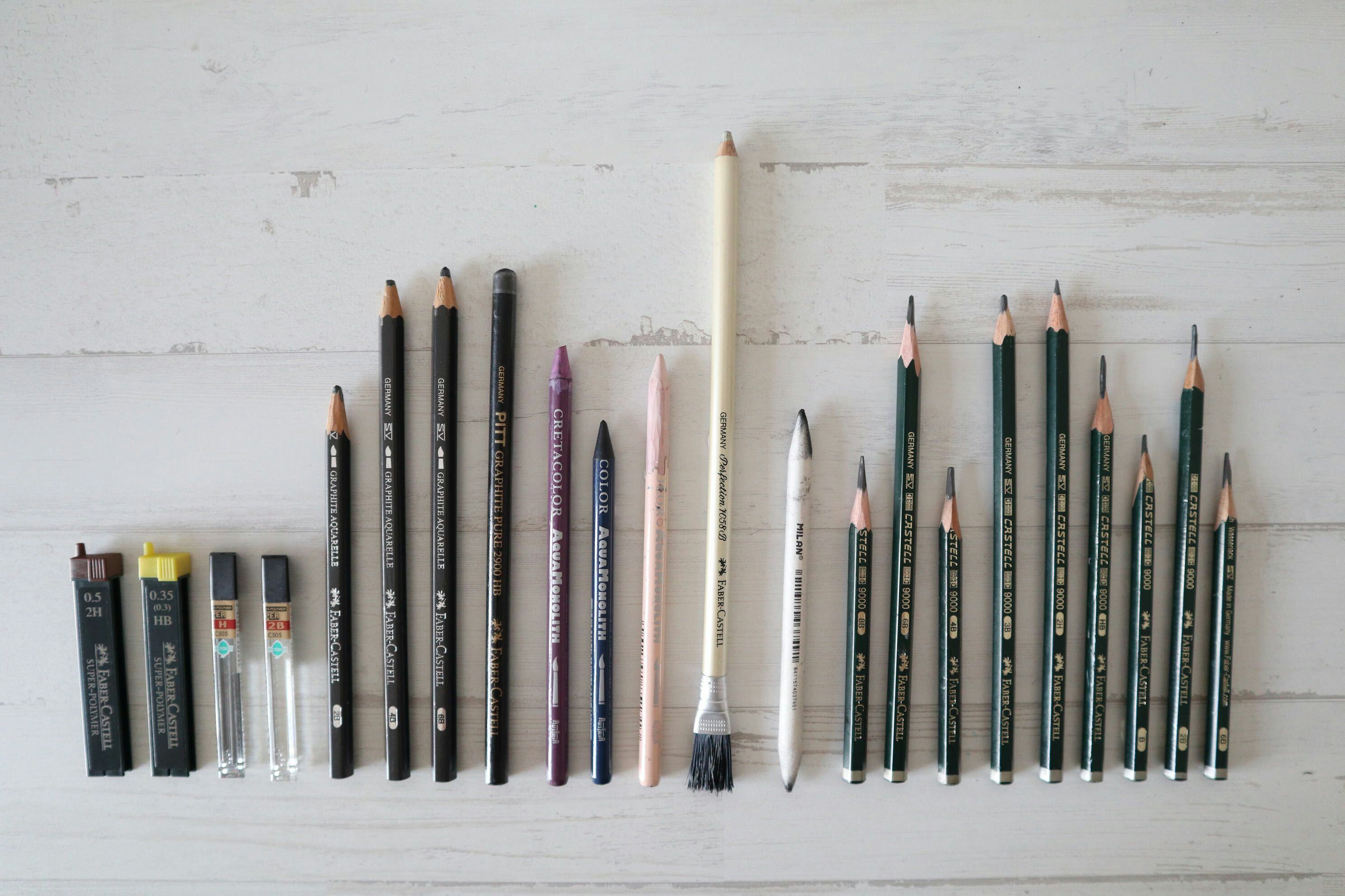 ✏ ¿Qué lápices se usan para dibujar retratos? ¡Tú eliges!