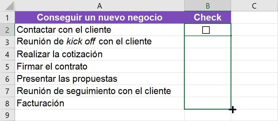 ✓ ¿Cómo hacer un checklist en Excel? Guía