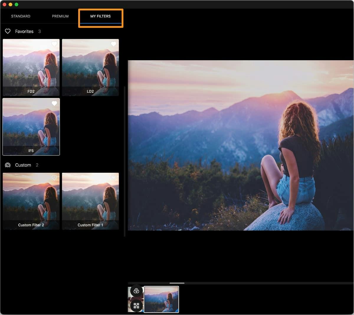 hacer filtros personalizados en Polarr