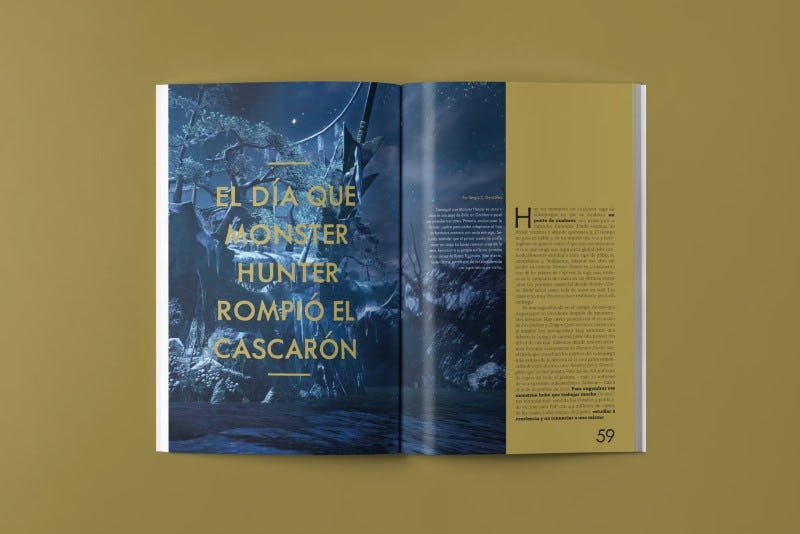 Diagramación atractiva en revista