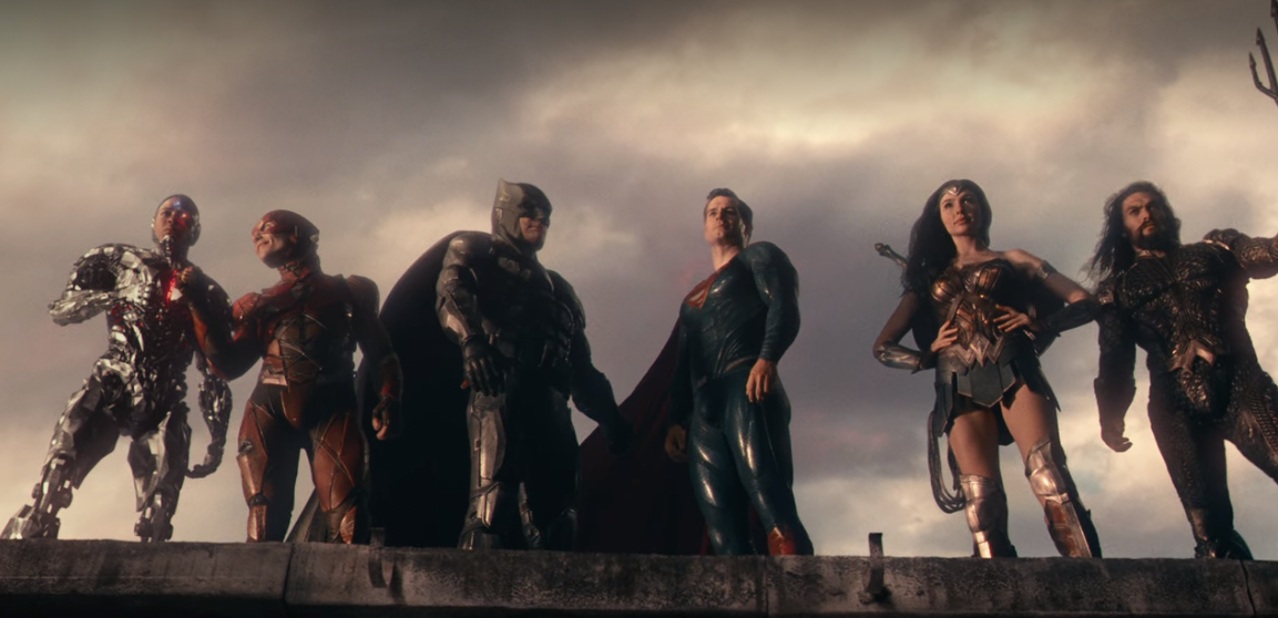 la liga de la justicia plano contrapicado