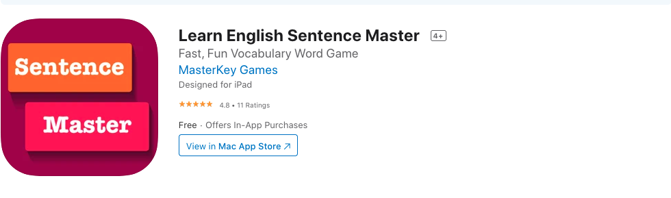 Learn English Sentence Master