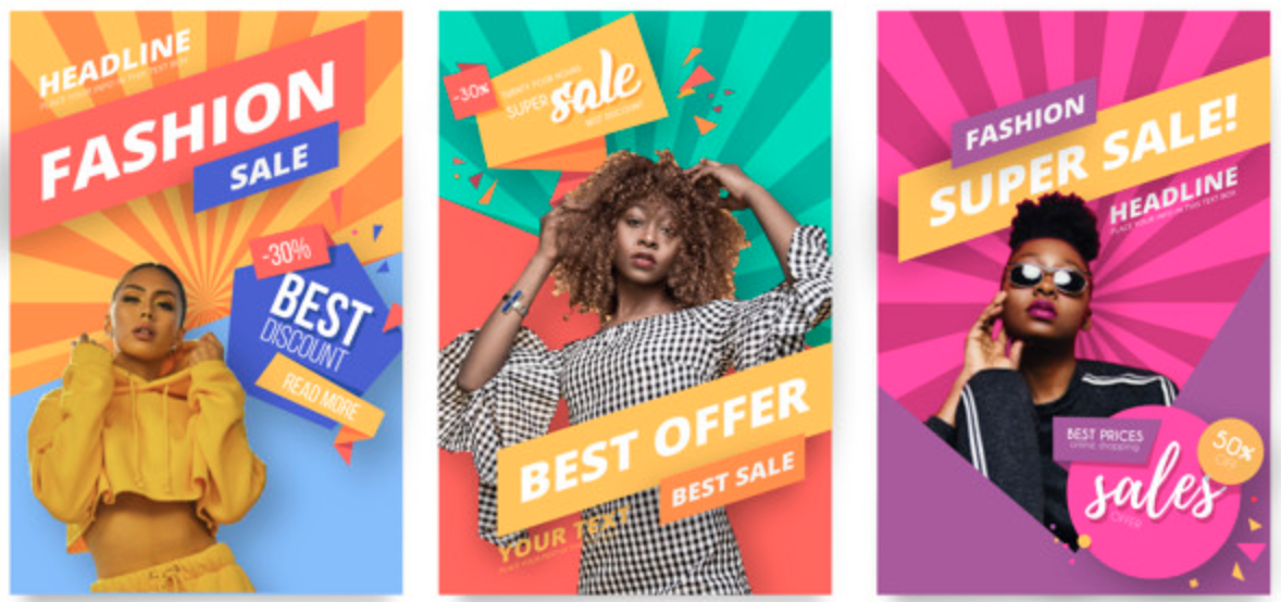 mujeres cartel publicitario