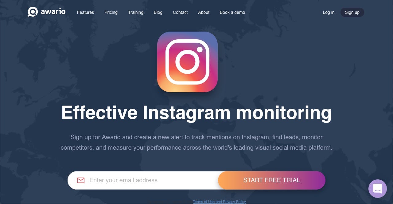 Awario herramienta de Instagram