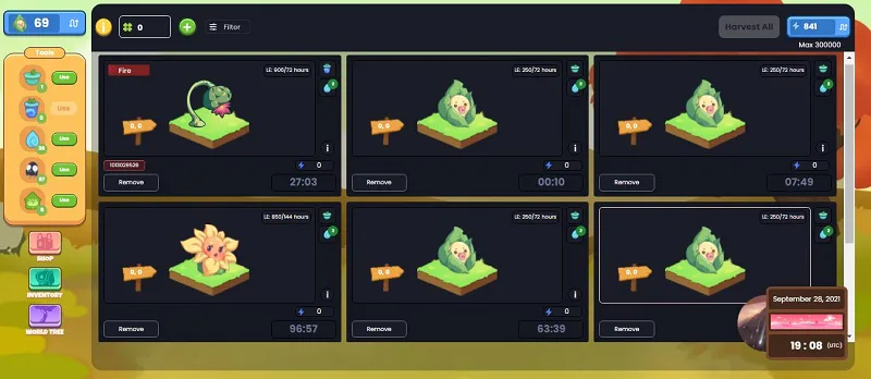 Farming de Plants vs Undead