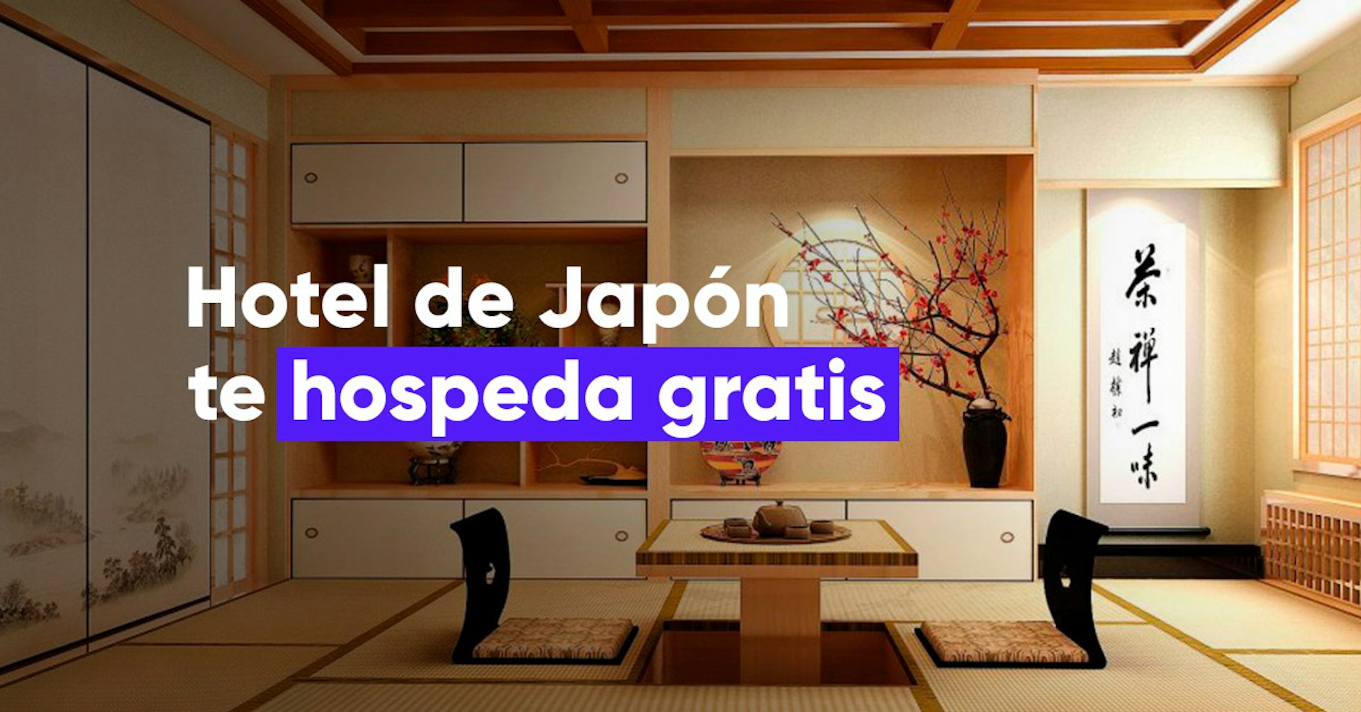 Hotel de Japón te hospeda gratis a cambio a de que realices un streaming