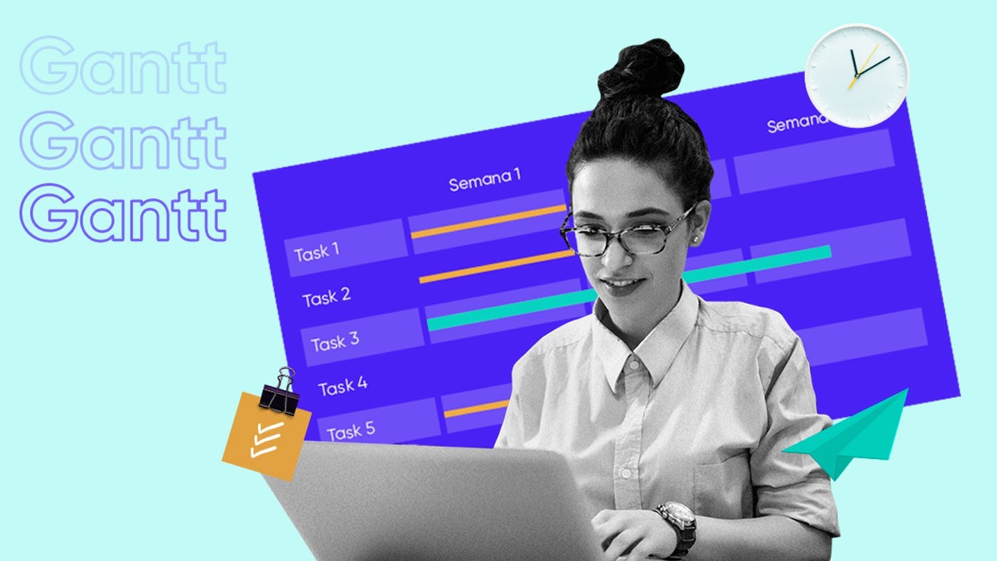 plantilla diagrama de gantt en excel