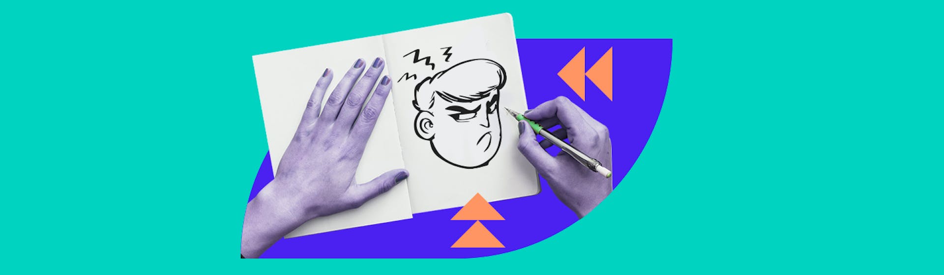 Cómo dibujar una cara enojada paso a paso sin enfadarse en el intento