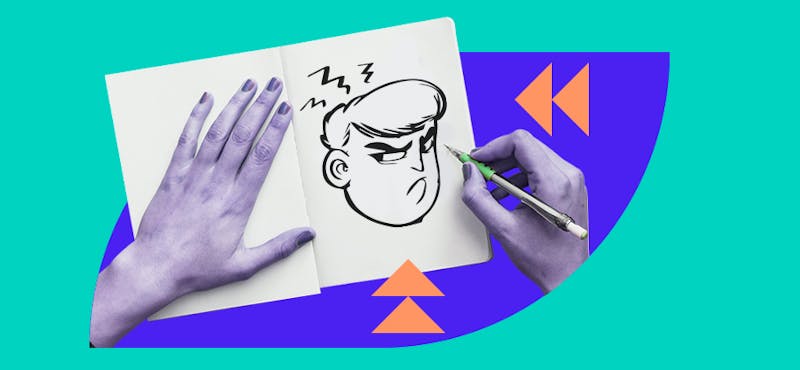Cómo dibujar una cara enojada paso a paso sin enfadarse en el intento