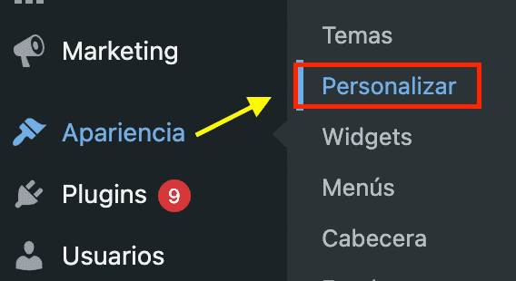 personalizar wordpress