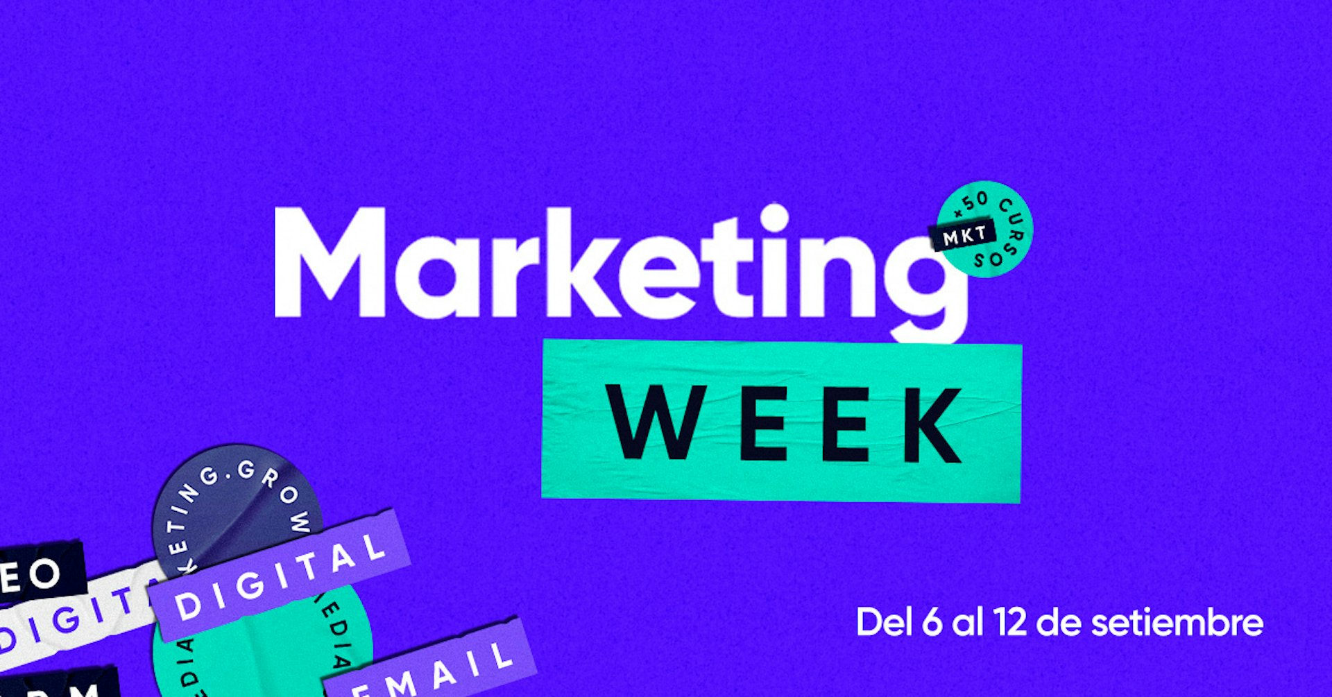 ¡Hoy empieza la Semana del Marketing en Crehana! Conoce todos los hacks que tenemos para ti