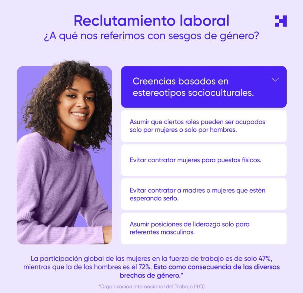 sesgos de género en el reclutamiento laboral