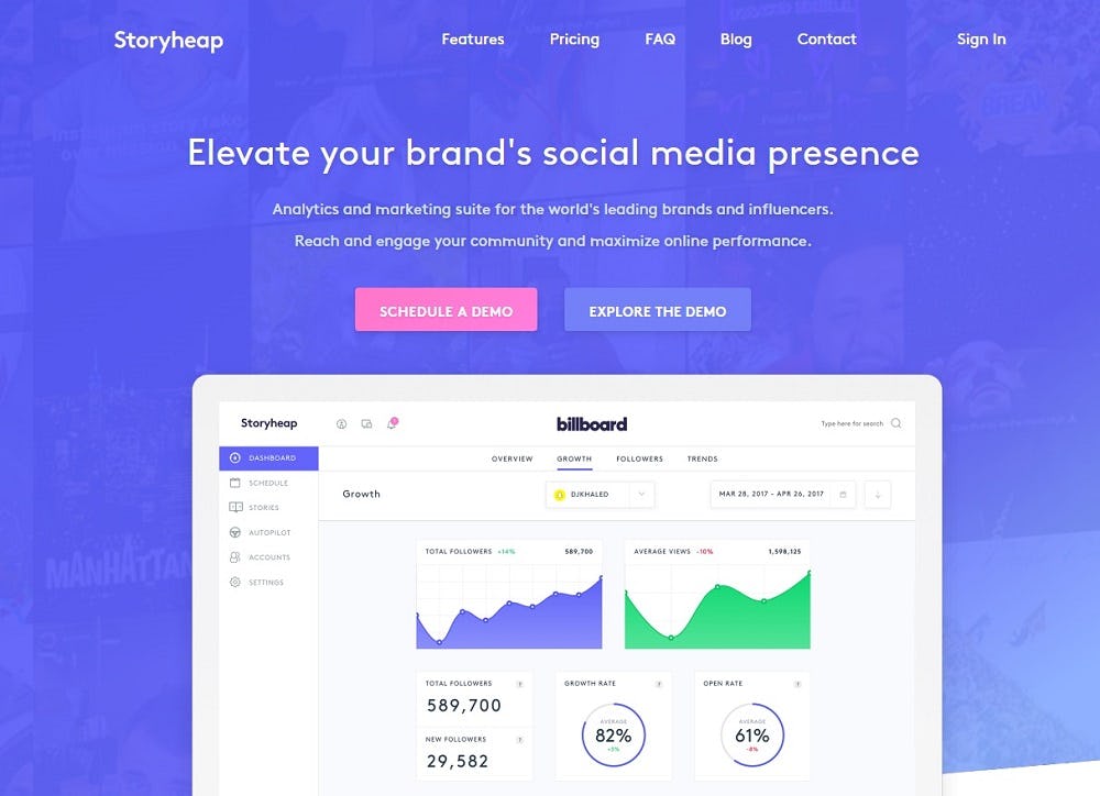 storyheap redes sociales