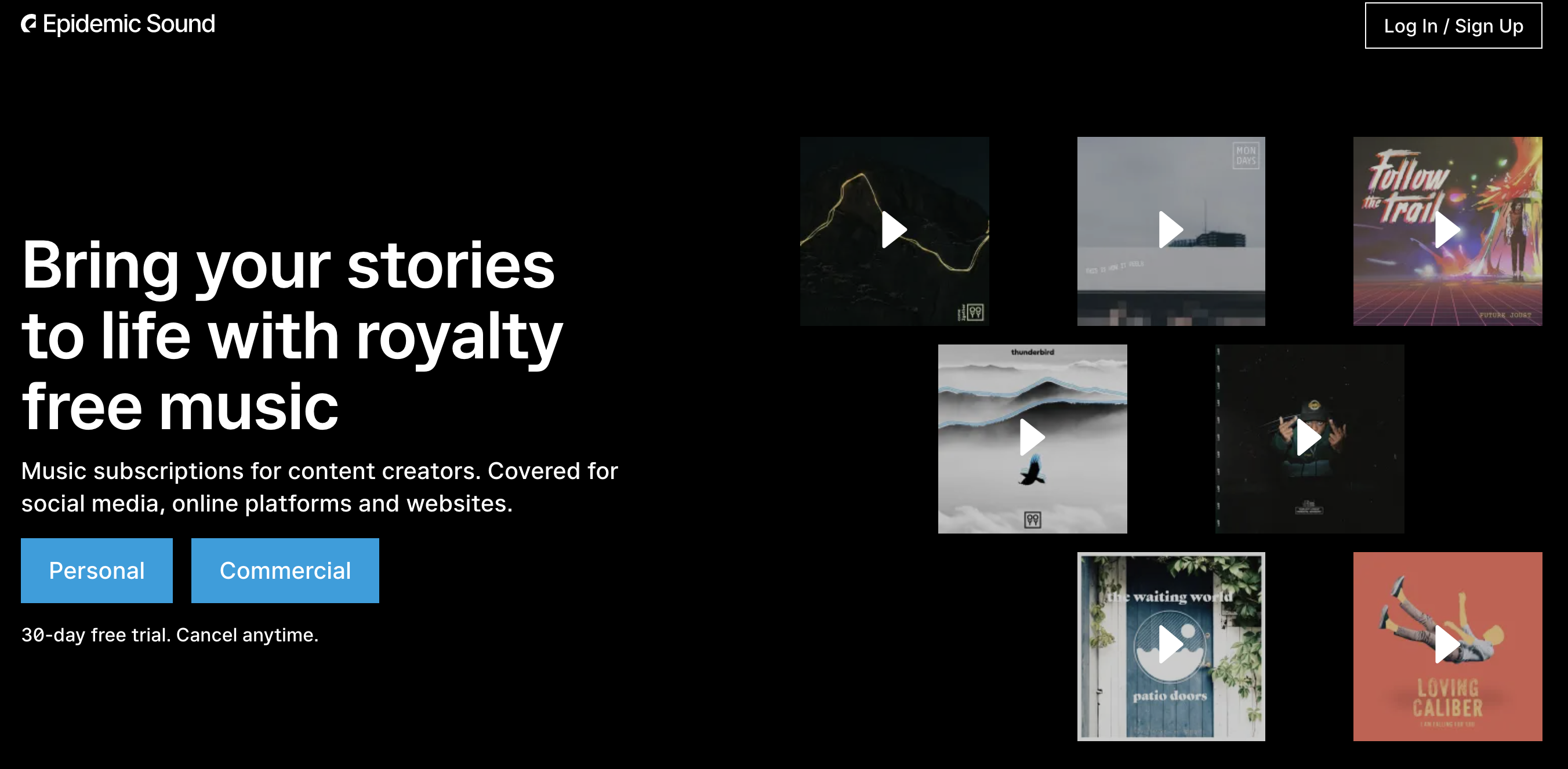 epidemic sound free music