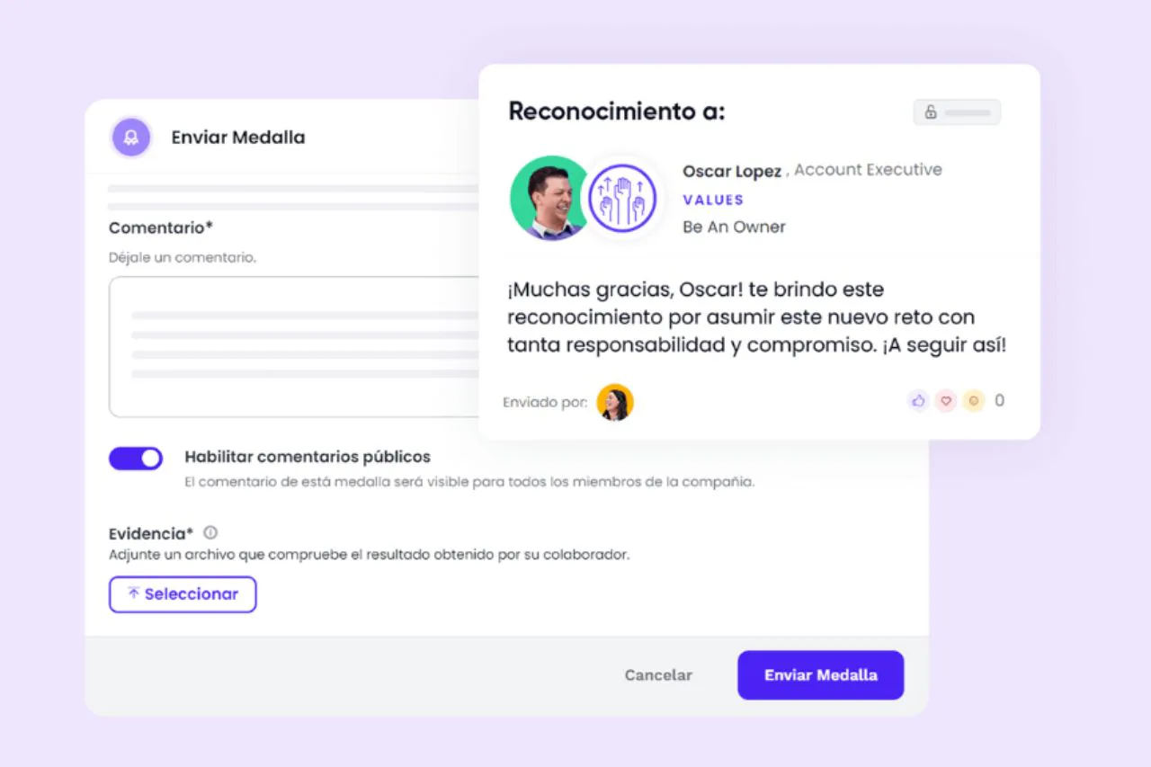 software de clima laboral de Crehana
