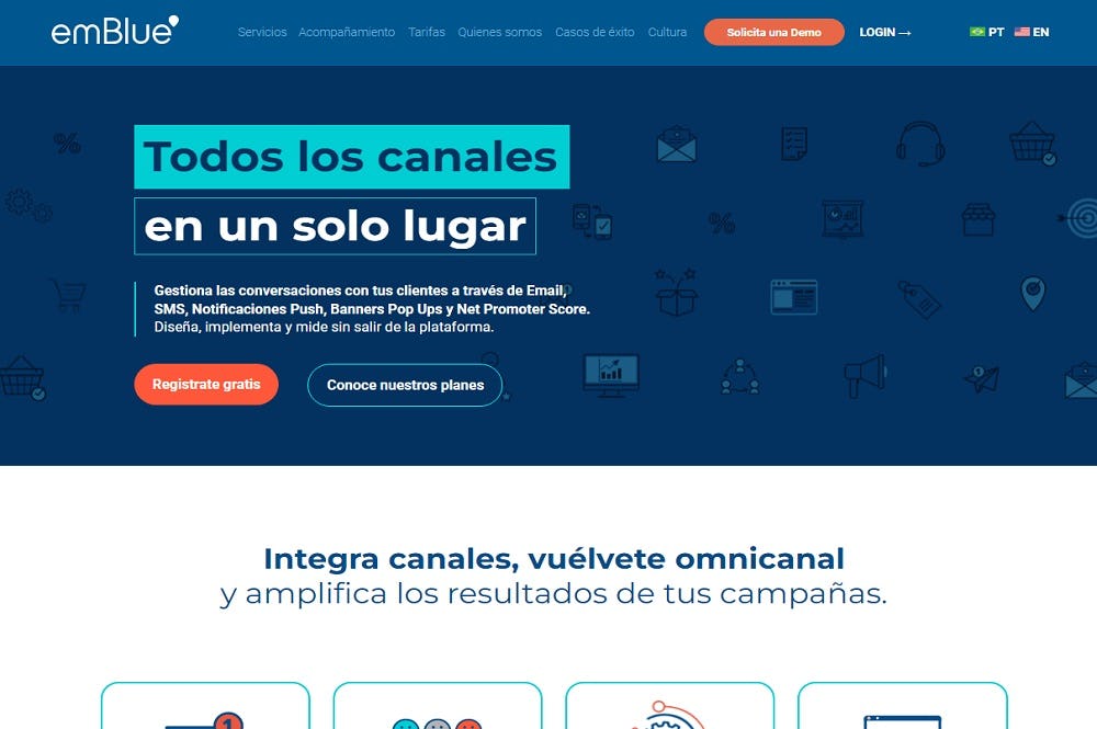 alternativa a Mailchimp EmBlue