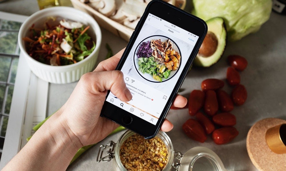 fotos de comida en instagram