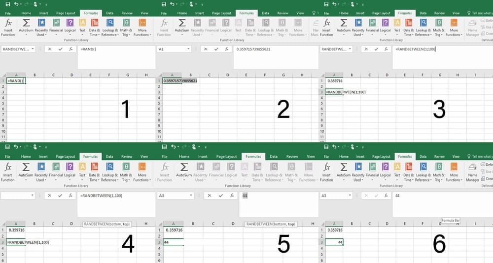 cómo generar un número aleatorio en excel que no cambie ejercicio