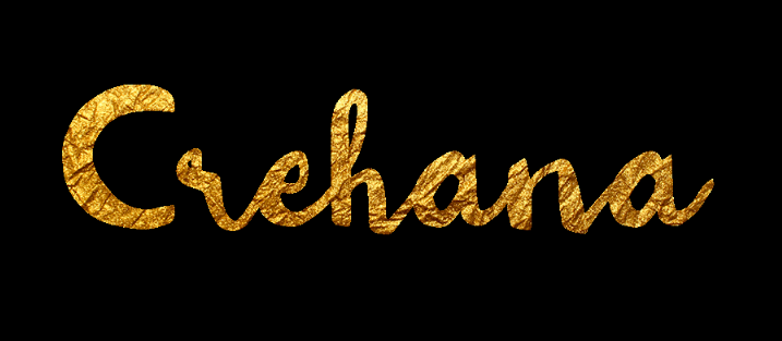 logo dorado de Crehana
