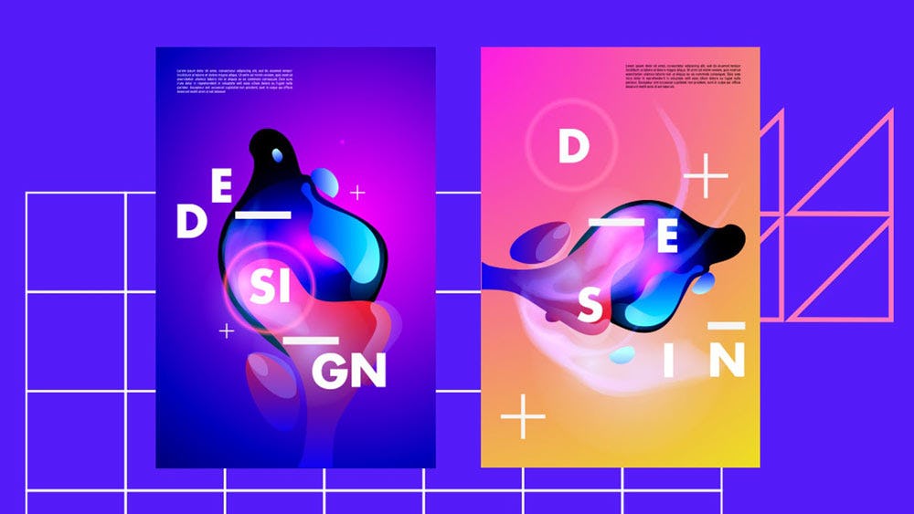 Plantillas de graphic design posters