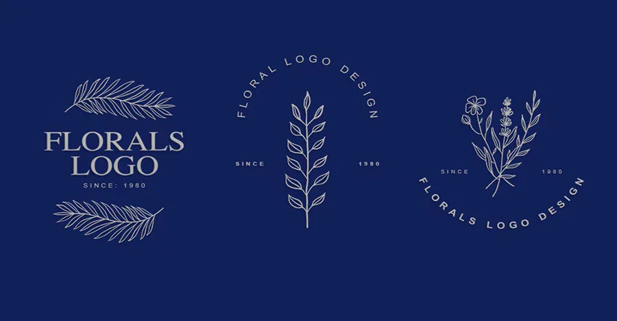 plantillas minimalistas de logos