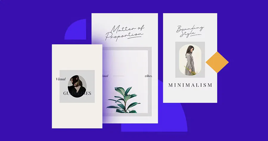 plantillas minimalistas para instagram
