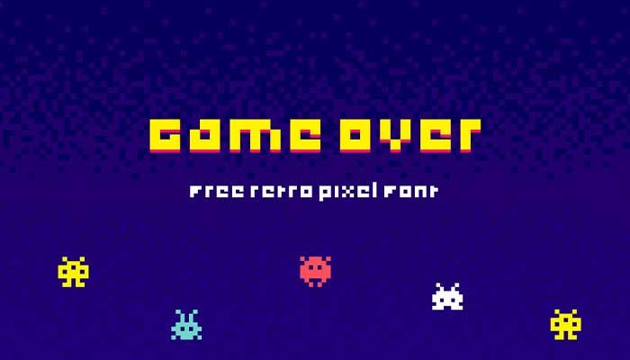 Tipografía Game Over Font