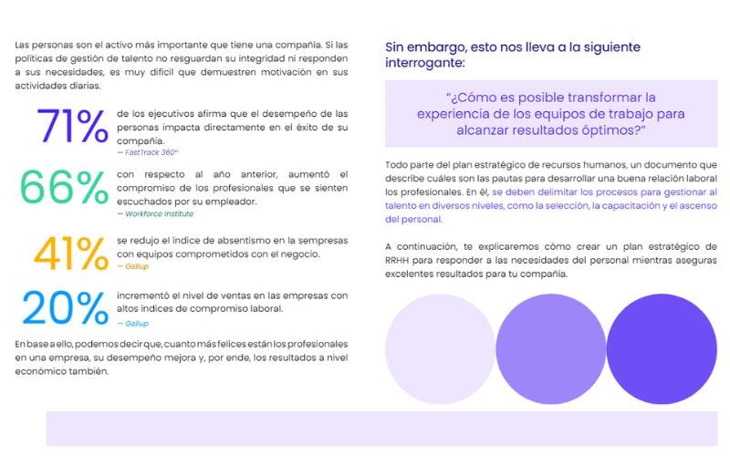 Guía para desarrollar un plan estratégico de Recursos Humanos