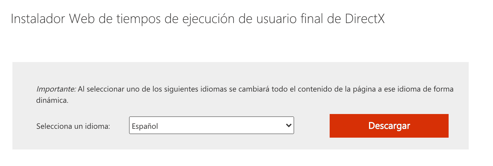 Como saber que version de discount directx soporta mi tarjeta grafica