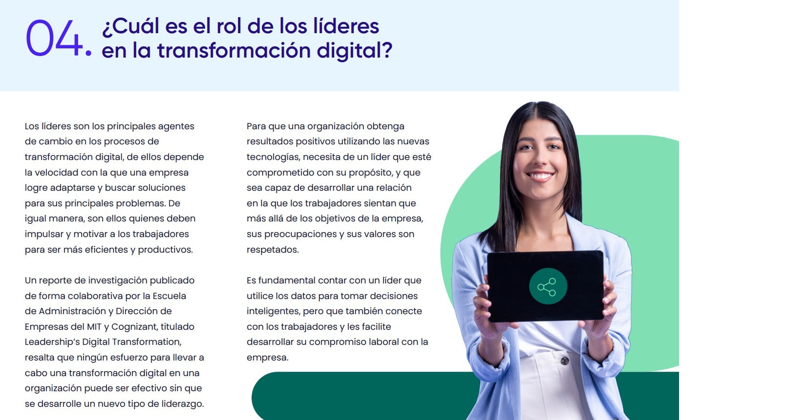 transformación digital de líderes