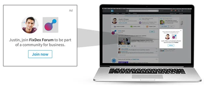 Anuncios en LinkedIn