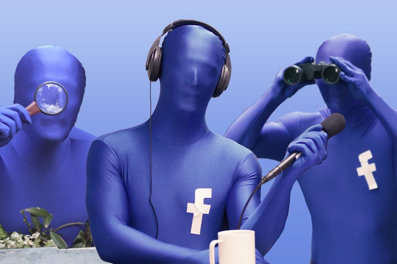 Facebook privacidad, facebook espía