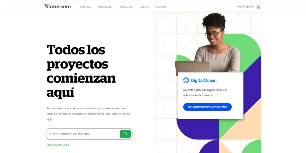 dominios baratos en Name.com