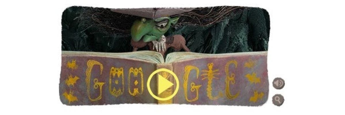 Google Doodle Halloween 2017 - Nate Swinehart  Google doodle halloween,  Halloween doodle, Google doodles