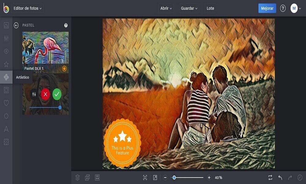 convertir una foto en dibujo con befunky