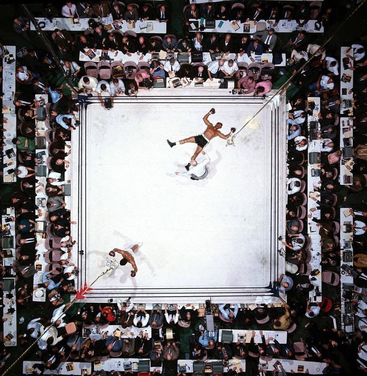 fotógrafos deportivos Muhammad Ali