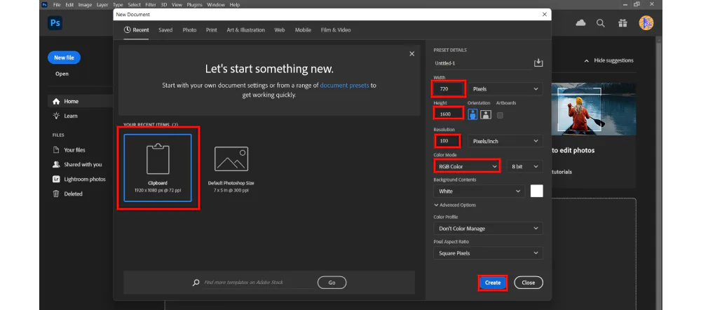 Paso 2 de cómo hacer un collage
