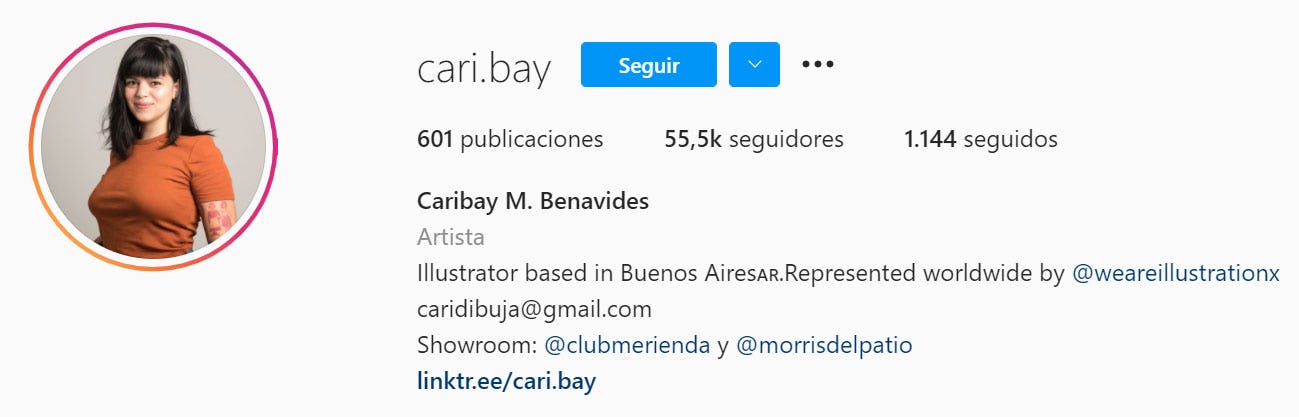 instagram cari bay perfil