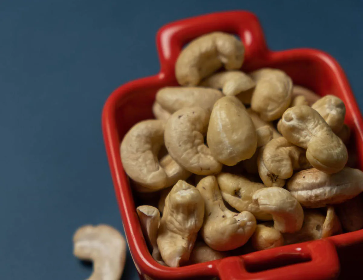 Castañas de caju para hacer queso vegano