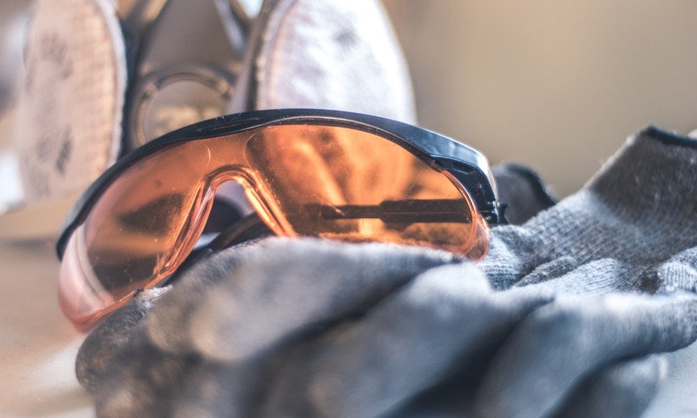 Guantes como un ejemplo del tipo de inventario MRO