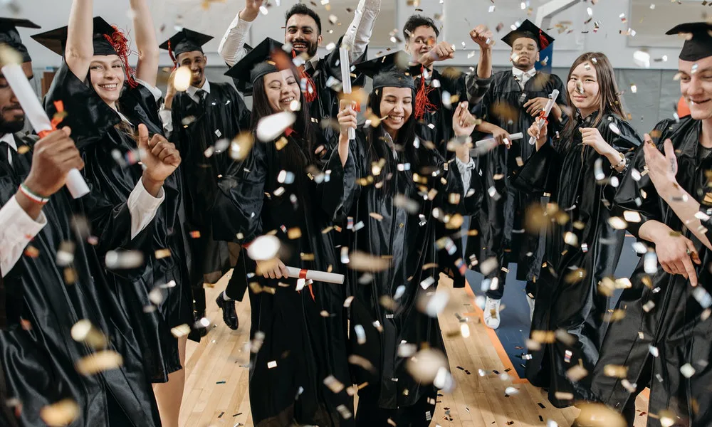 Eventos académicos en un acto de graduación