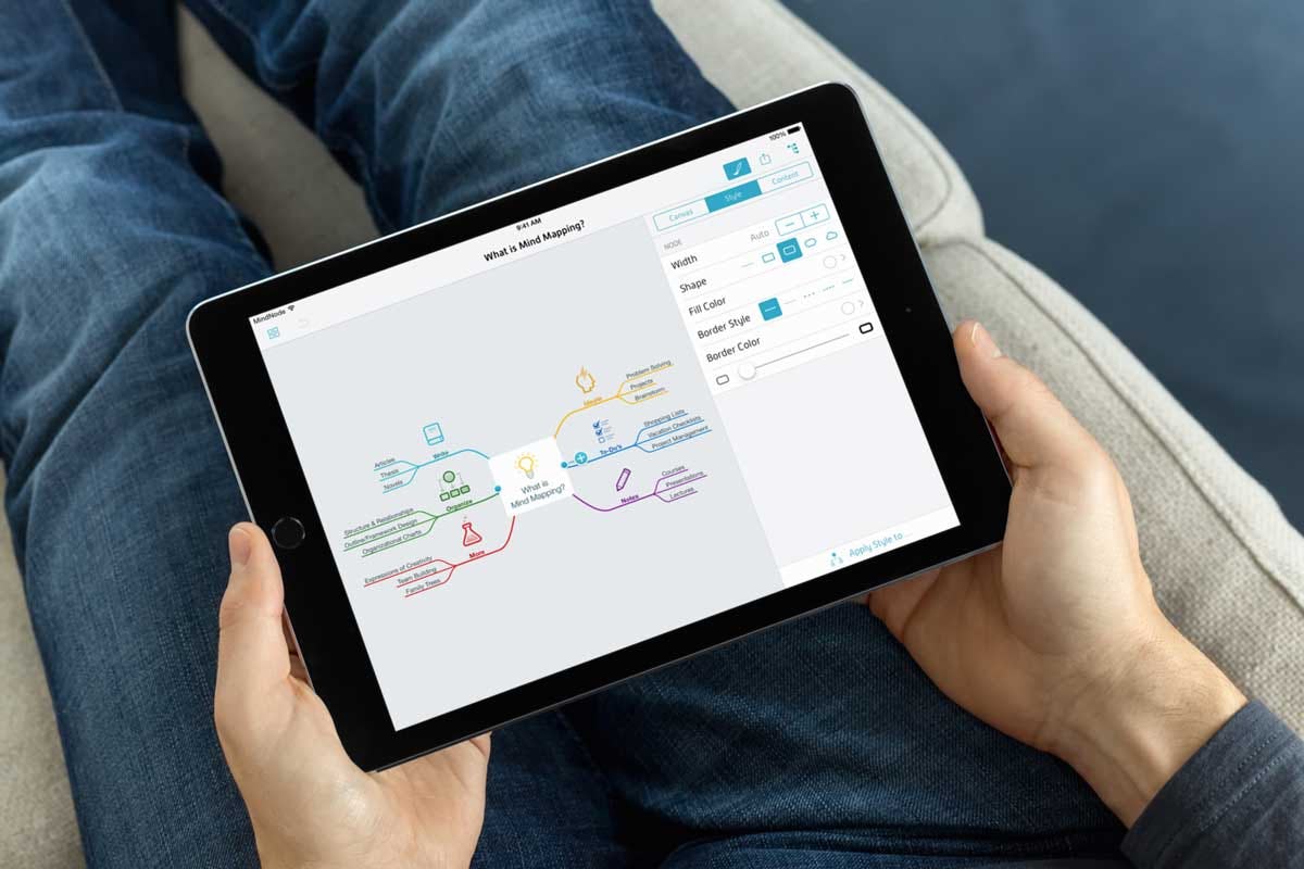 MindNode brainstorming online