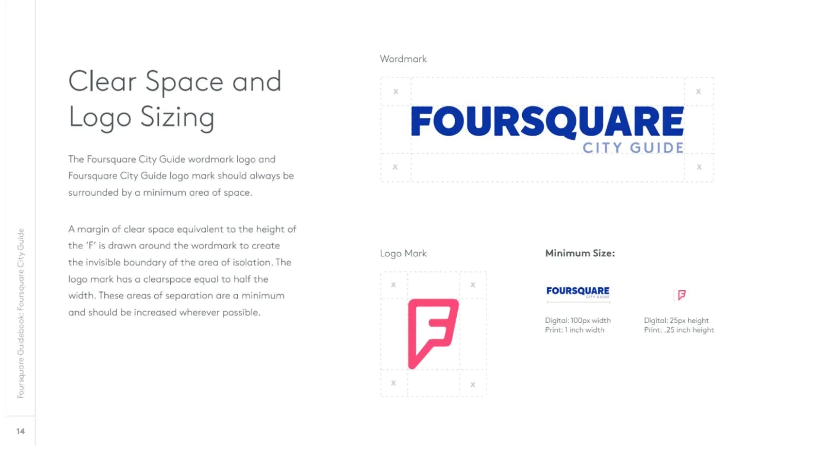 foursquare diseño de branding