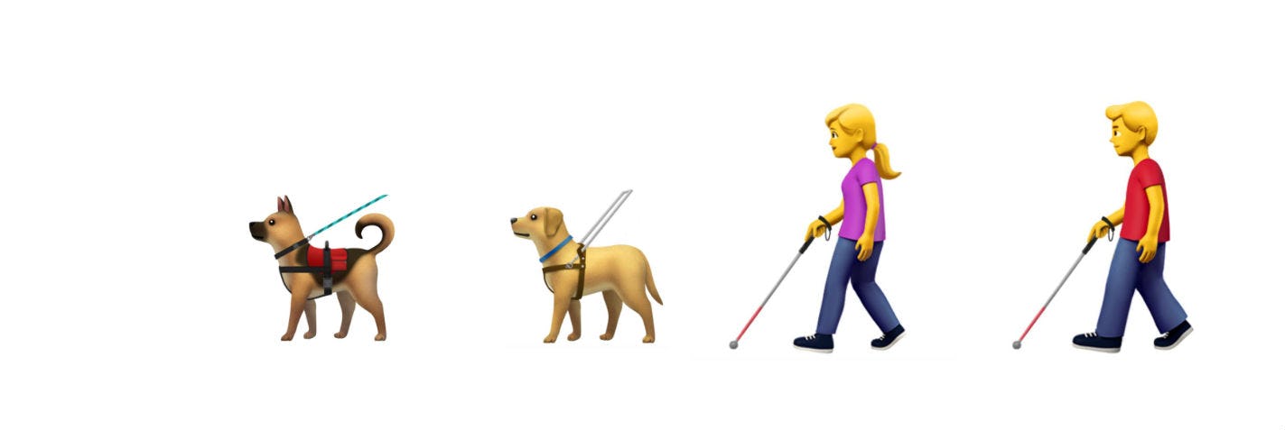 emojis para personas con discapacidad