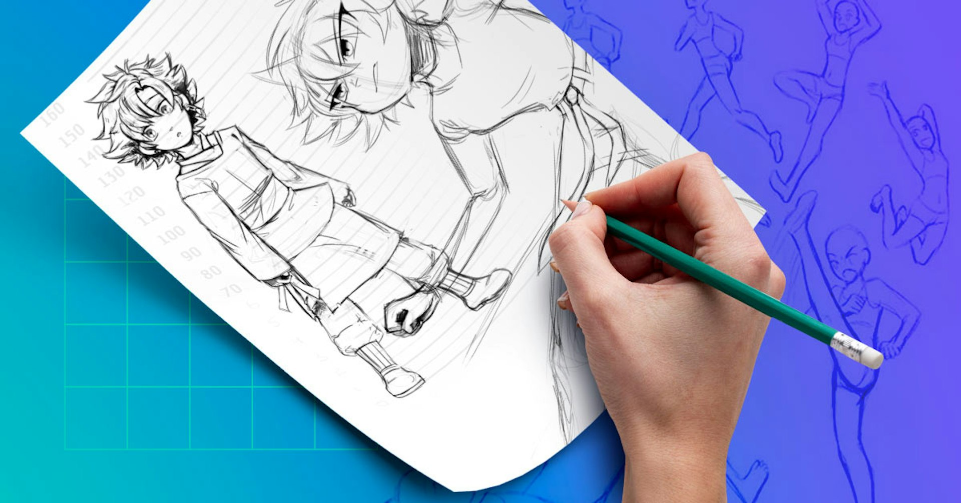 ¿Cómo dibujar poses de anime? Trucos y poses de anime para dibujar