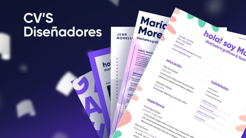 Formatos de currículums para diseñadores