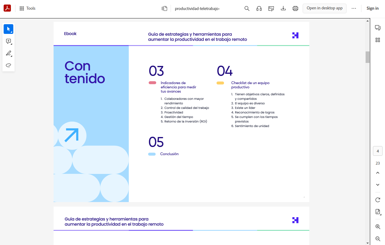ebook productividad en el teletrabajo