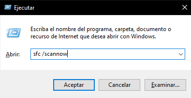 ejecutar Windows
