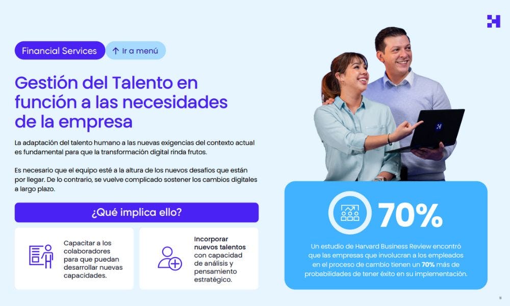 Transformación digital 2.0: Financial Services, Manufacturing & Trade and Consumer Goods