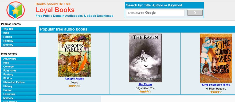 audiolibro loyal books